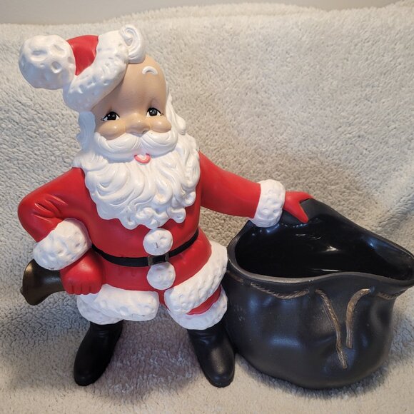 Atlantic Mold Vintage Ceramic Santa - Picture 1 of 1